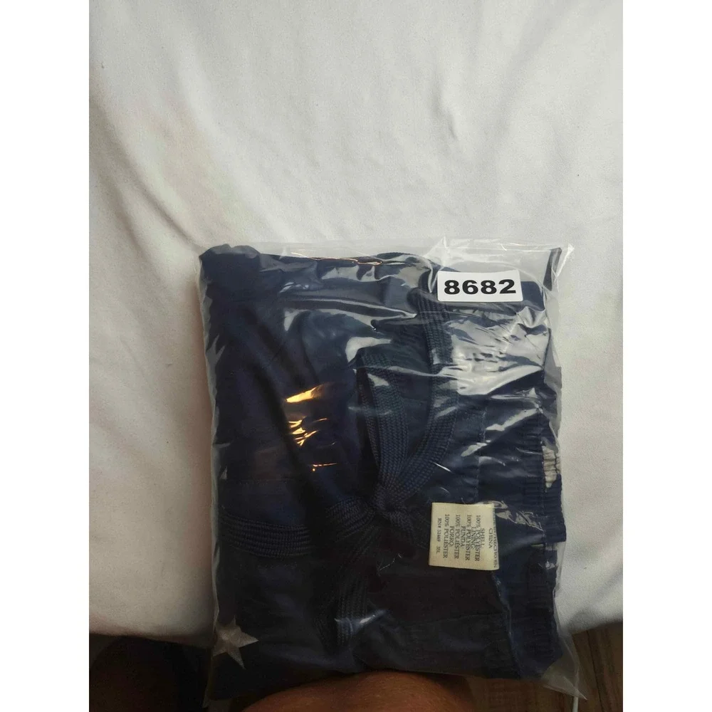 Faded Glory Mens Navy Blue Star Print Swim Trunks Board Shorts Large 36-38